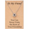 Jeka Best Friend Necklaces, Long Distance Friendship BFF Birthday BestFriend