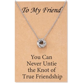 Jeka Best Friend Necklaces, Long Distance Friendship BFF Birthday BestFriend Gifts for Women Teen Girls Female Christmas Galentines Day Gifts for Friends Valentines Day Gifts for Friends