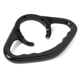 Motorcycle Rear Passenger Handles Gas Tank Grab Bar Rear Fuel Tank Armrest Handle Grip Handlebar 5 Holes for Yamaha R1 R6 R25 R3 MT-03 MT-25 MT-07 MT-09 Tracer FZ1 FZ6 FZ8 XJ6 YZF600(Black)