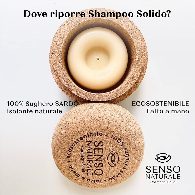 Senso Naturale Solid Detangling Conditioner Ecological and Vegan - Detangles