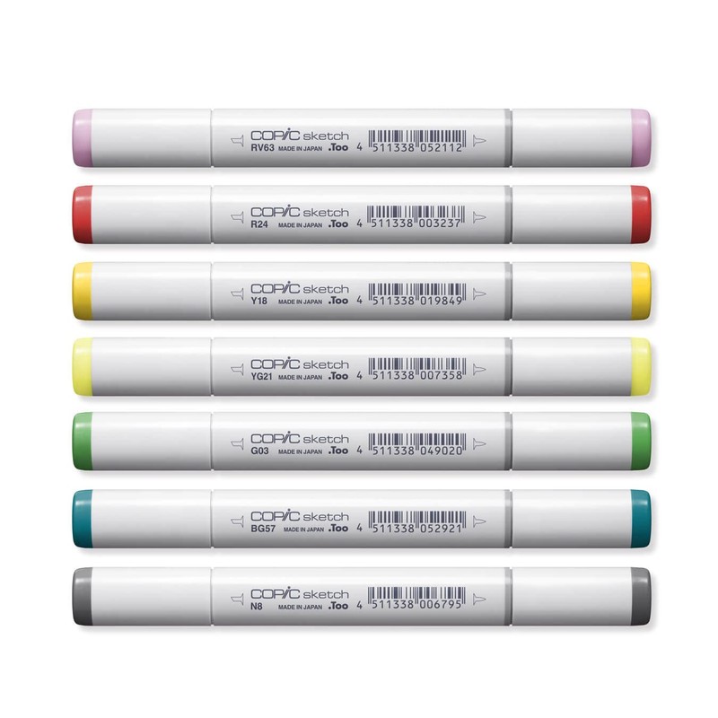 Copic Sketch 6 + 1 Limited Edition Set - Vibrant