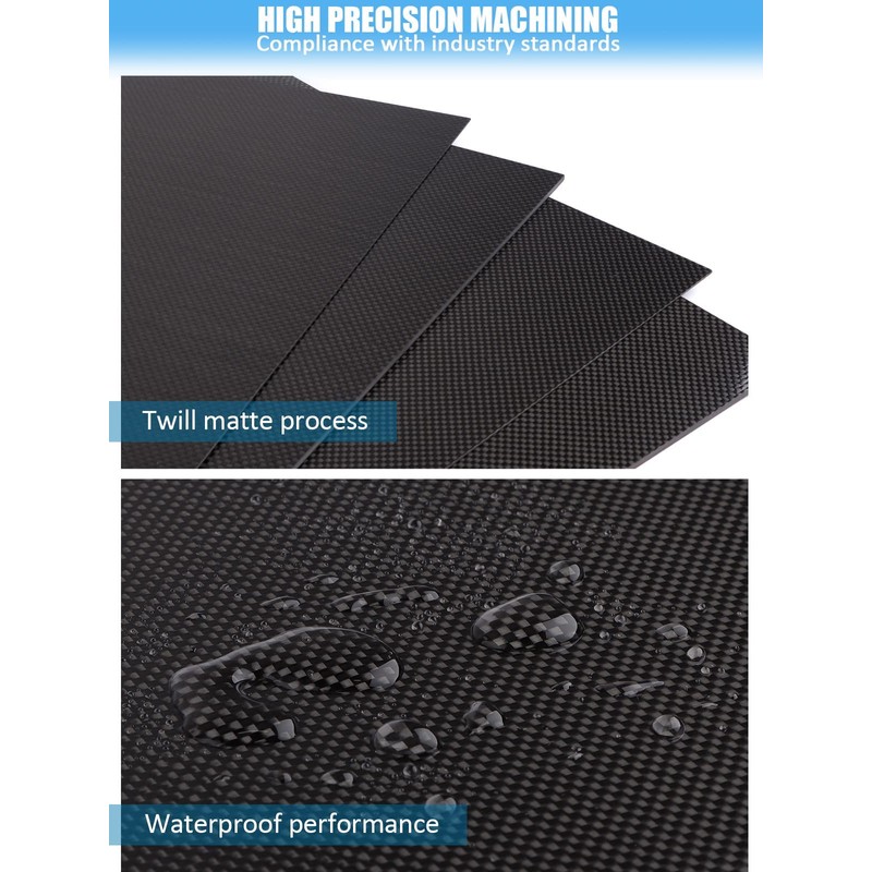Kalolary Carbon Fiber Board Plate 240 X 240 X 0.5