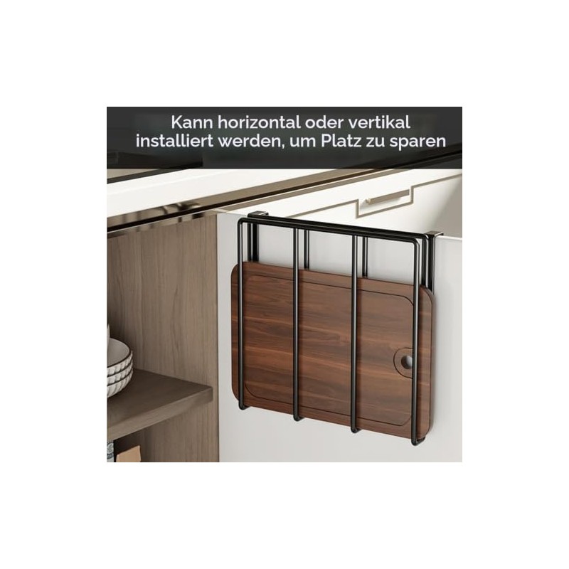 Zerodis Hanging Chopping Board Shelf, Hanging Shelf Under Cabinet Multipurpose