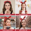 Red Polka Dot Headband and Hair Ties for Women 50s