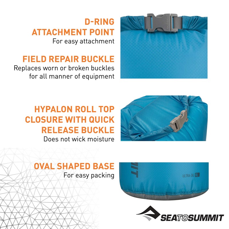 Sea to Summit Ultra-SIL Dry Sack, Ultralight Dry Bag, 2