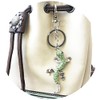 Crystal Rhinestone Green Gecko Keychain Keychain Bling Bag Charm Southwest