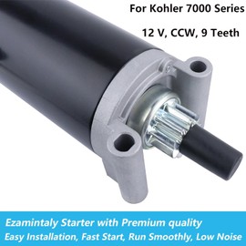 Starter Heavy Duty Gear for Kohler 7000 Series KT715 KT725 KT730 KT735 KT745, Courage Twin SV710 SV715 SV720 SV730 SV735 SV740 SV810 SV820 SV840 20-27HP 1999-1140051 3209801 3209803 3209808