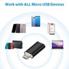 USB C Adapter, BabyElf Type C Female to Micro USB