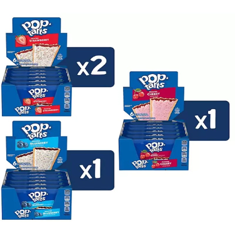Pop-Tarts Frosted Variety Pack, 48 ct.