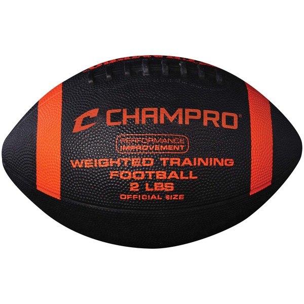 Champro Weighted Football (Black, Intermediate/2-Pound)
