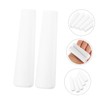 FONDOTIN 10pcs White Curtain Rod Handles Easy Install Wand Caps