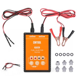 Kit de probador de inyector de combustible diesel de gasolina con 6 adaptadores para automóvil Kit de limpiador de inyector de combustible PFI FSI TFSI GDI Peizo Kit de prueba de inyector automotriz