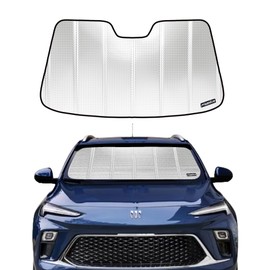 Pigenius Windshield Sun Shade for 2017-2022 Buick Encore Front Window Sunshade. Reflective Rigid Material
