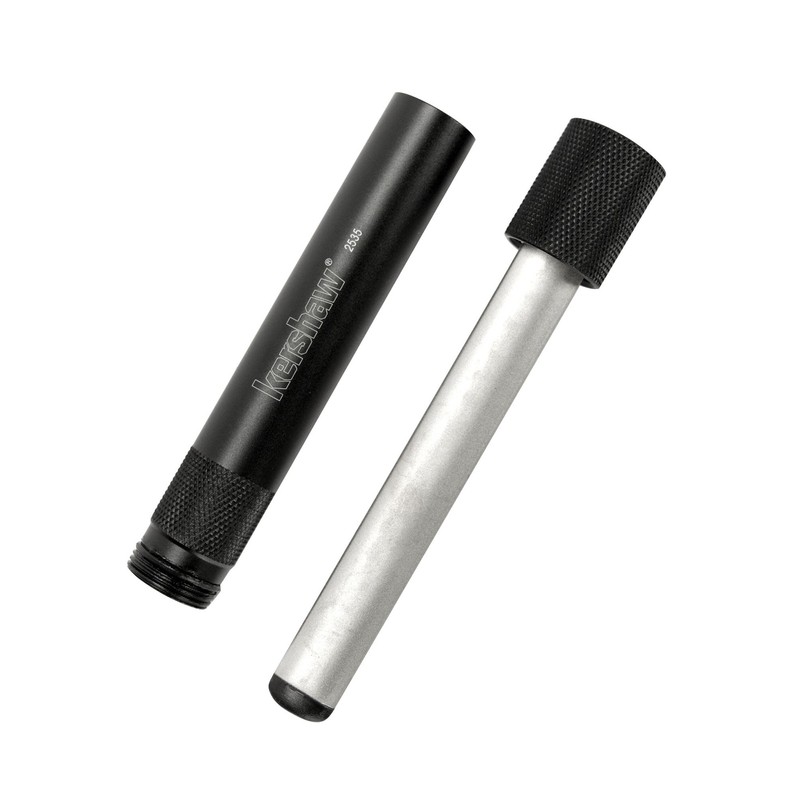 Kershaw 9" Ultra-Tek Sharpener, 600-Grit Diamond-Coated Oval Shaft, Portable Blade