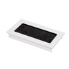 SOTECH 1 x Toledo cable passage made of aluminium white