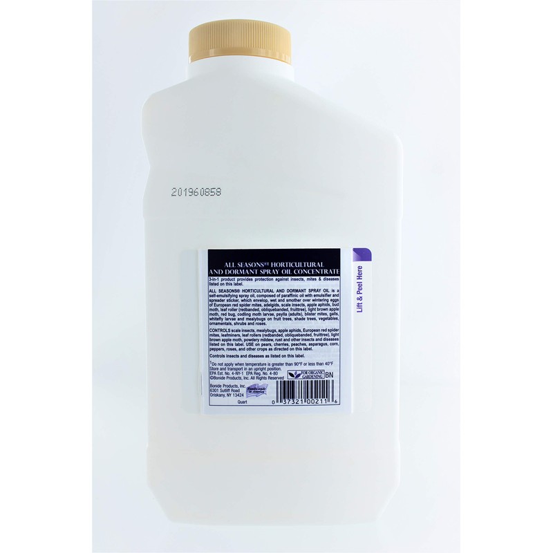 Bonide 211 Concentrate All Seasons Horticultural Spray Oil, 32 Oz