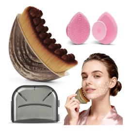 Linfático Contorno Facial Cepillo Y Exfoliante Cepillos
