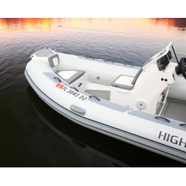 Hardline Products Registration Plates for Inflatables and Rib’s Including Decal Kit & Sticker-On!