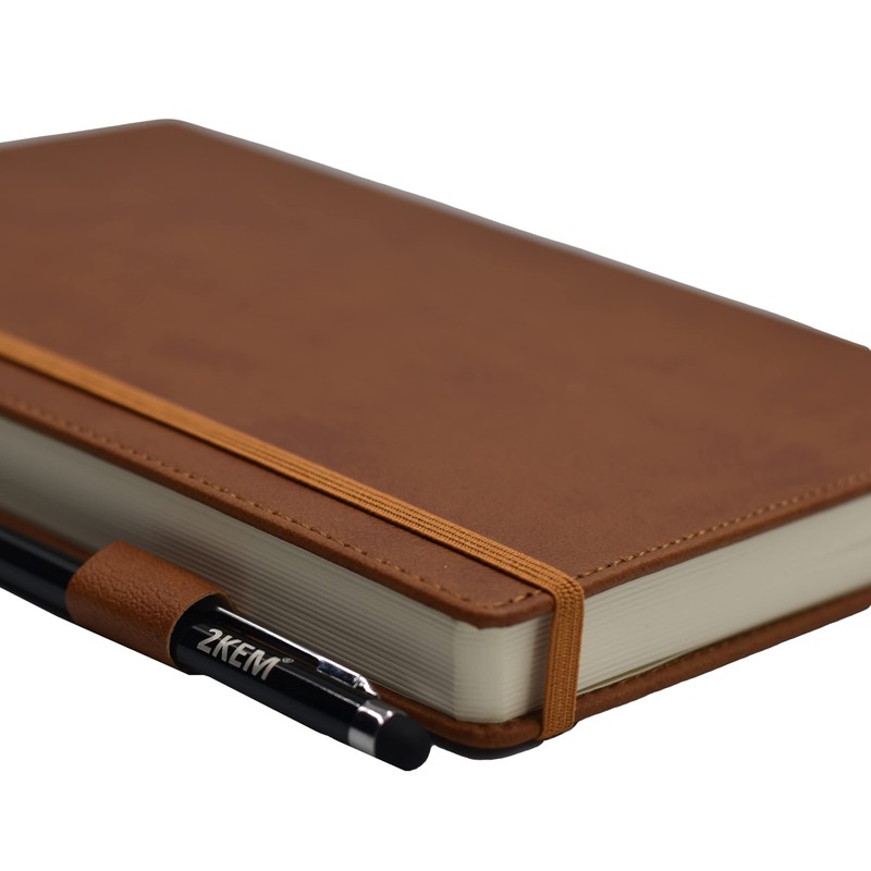 2KEM Notebook A5 - Hard Cover, 240 Pages Cream /