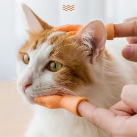 CCMMYYAU 10 Pieces Mini Finger Hands Finger Puppet Teaser Cat Toy Tiny Hands with Left Hands and Right Hands for Kids Adult Game Party