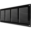 Vent Systems 16" x 6" Inch (Overall Dimensions) - Black