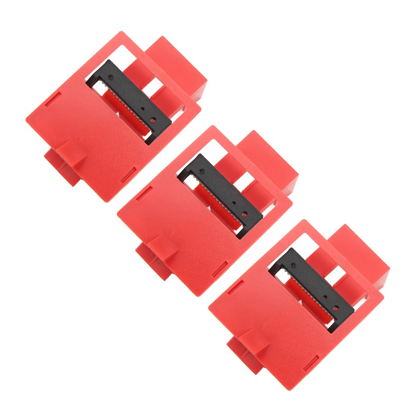 3Pcs/Set Large Clamp On Circuit Breaker Lockout Device Temperature Resistance