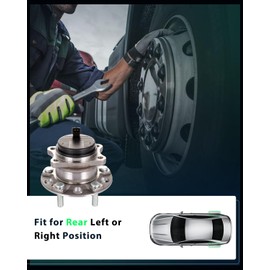 SCITOO Wheel Hub Wheel Bearing Assembly Rear Compatible For Hyundai ABS 512553 Wheel Hub Bearings