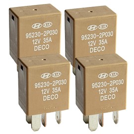 4Pcs 95230-2P030 Power Relay 35A 12VDC 4Pins Automotive Relay