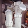 CONCEPT4U® Pack of 2 Appliance Trap Blanking Cap and Washer