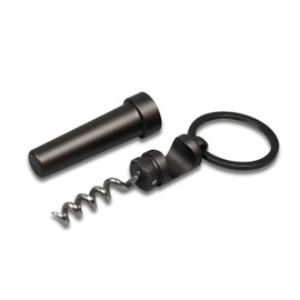 munkees® Corkscrew [Pack of 2 Anthracite] – Key Ring – Elegant – Practical – Robust