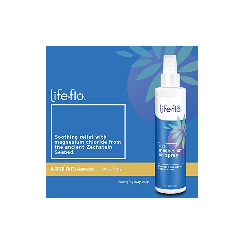 Life-Flo Health Care Pure Magnesium Oil, 2 Count