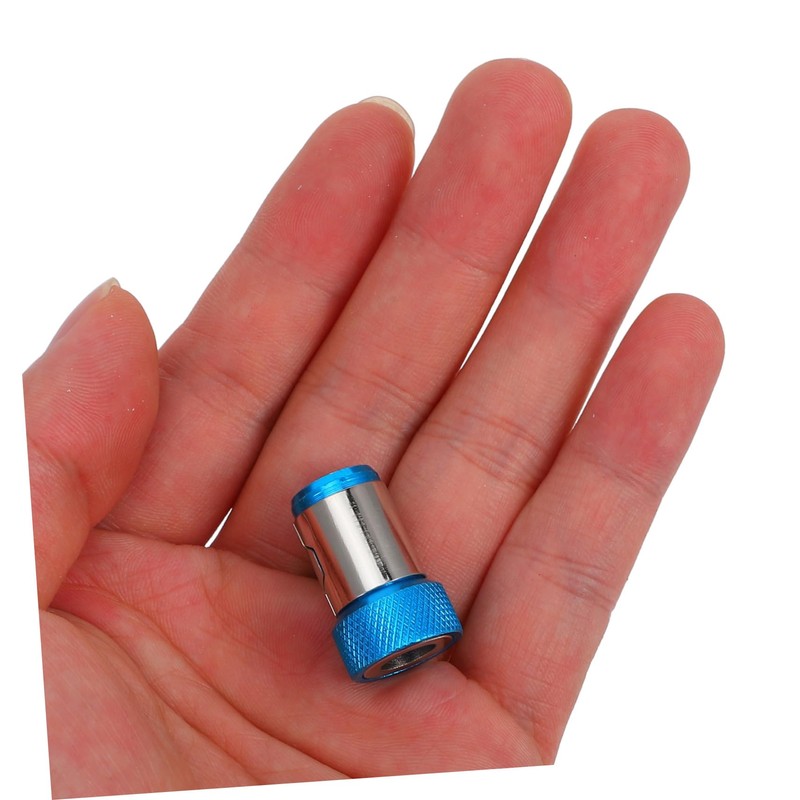 SHINEOFI 5pcs Magnetizer Screwdriver Bits Metal Screw Holder for Power
