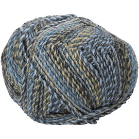 James Brett Marble Chunky Knitting Yarn 100% Soft Acrylic Wool 200g Ball (Blue & Grey Mix MC2)