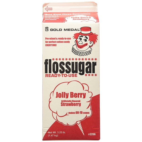Flossugar Flavor: Strawberry 3.25 lb