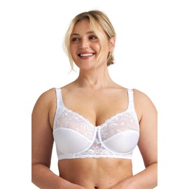 Miss Mary of Sweden Rose romantischer Bügel-BH mit seitlicher Unterstützung Weiss 85D