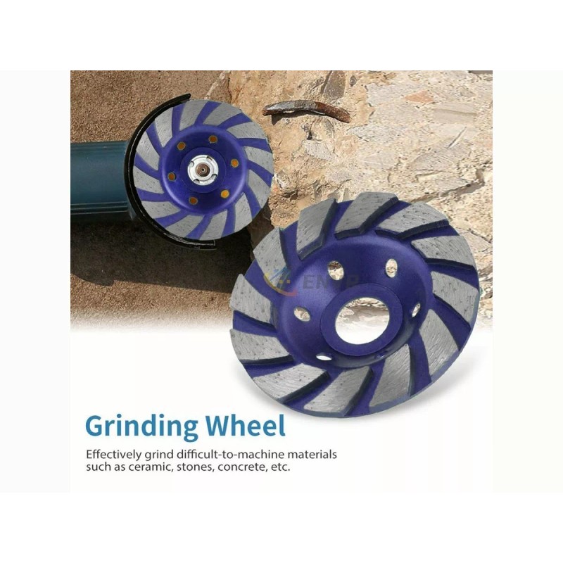 ENVR Disco Diamante Desbaste Copa 4 Pulgadas Granito, Mármol