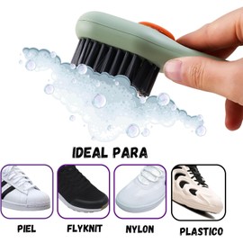 SNEAKERS KLEAN Cepillo con dispensador de jabón líquido para el Cuidado de Tus Sneakers (1 Cepillo)