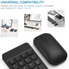 Numeric Keypad Portable Slim 2.4GHz USB Wireless Mini Black Numeric