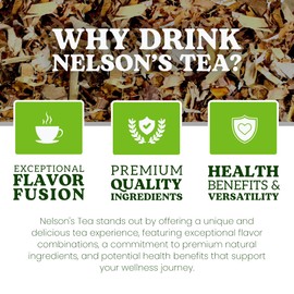 Nelson's Tea Birch Bark - Cut & Sifted Betula Alba Spice Loose Leaf Tea - Wildcrafted Betula Pubescens Spice Blend for Traditional Use, Natural Tea Ingredient (2 oz)