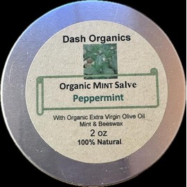 Generic Organic Mint Salve | 2oz | Peppermint Scented with Essential Oil