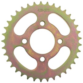 428 48mm 37 Tooth Rear Sprocket Cog for Compatible with 428 Chain 50cc 90cc 110cc 125cc Chinese ATV Dirt Pit Bike Quad Trike Motorcycle (37T, 428)