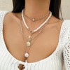 Summer Starfish Shell Necklaces for Women Trendy Boho Seashell Beach