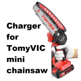 coming data ac adapter battery Charger for TomyVIC  Mini 21v mini cordless chainsaw