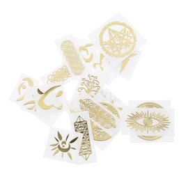 KONTONTY Pcs Metal Stickers Retro Vintage Phone Stickers for DIY Crafts Scrapbooking Jewelry Making Decorative Projects