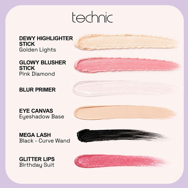 Technic Gift of Glam Makeup 12 Piece Gift Set