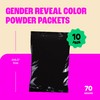 Chameleon Colors Gender Reveal Powder, Pink Color Powder with Blackout