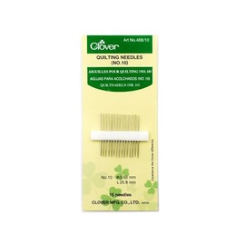 Clover 468/12 Agujas para acolchar, n.º 12