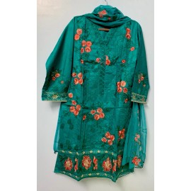 3pc Cotton Dress Women