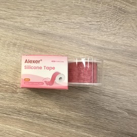 Silicone Medical Tape, 1" x 1.5Y (1 Roll), Hypoallergenic Adhesive Silicone Tape for Sensitive Skin, Waterproof, Breathable, Reusable Surgical Tape for Wound Care and First Aid