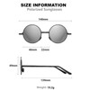 REONAS Polarized + Dimming, Discoloring, Folding, Sunglasses, Round Glasses, UV